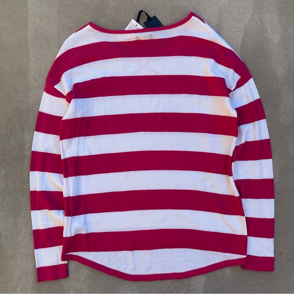 U.S. Polo Assn. Red and White Striped Top - Picture 5 of 5